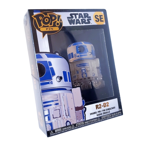 Star Wars R2-D2 Funko Pop Special Edition Enamel Pin with Removable Stand New - Picture 1 of 9